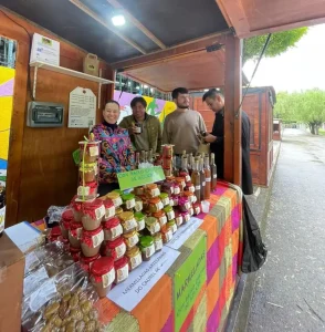 Feria de artesanía en Folgoso do Courel